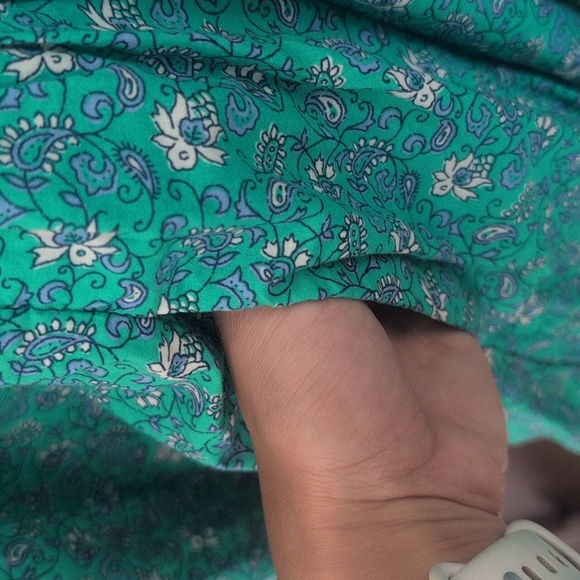 J. Crew Factory Paisley Dress with Pockets 4 - Picture 10 of 10
